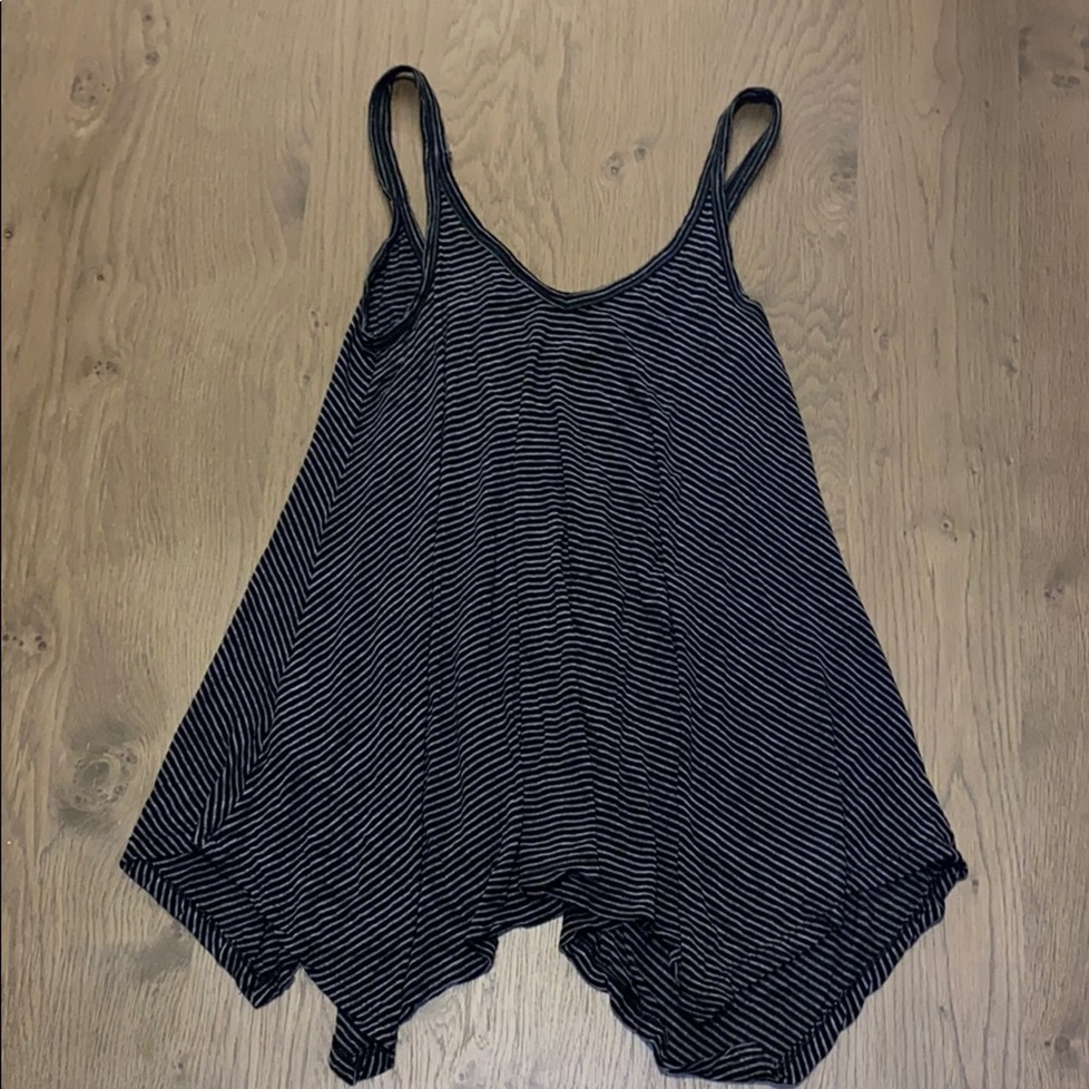 Splendid Asymmetric Striped Top